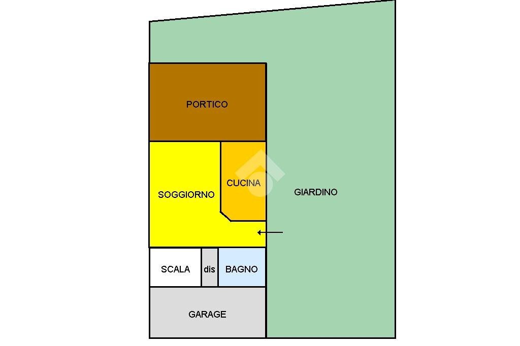 Portion of a house Via A. Paltrinieri, San Felice sul Panaro - floor plans 1