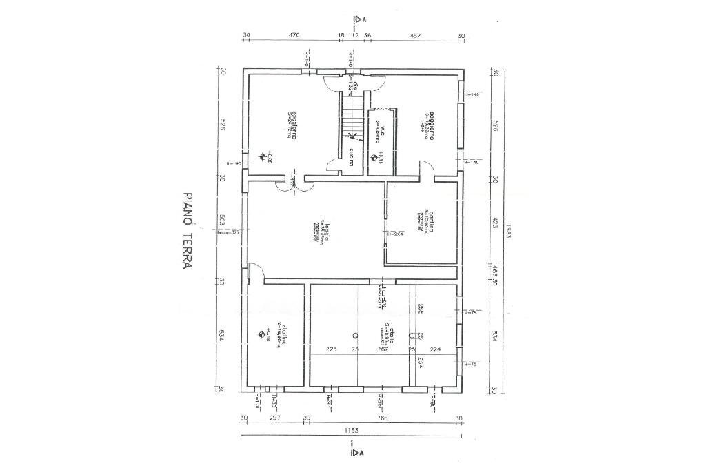 Independent house Via Santa Maria, Soliera - floor plans 1