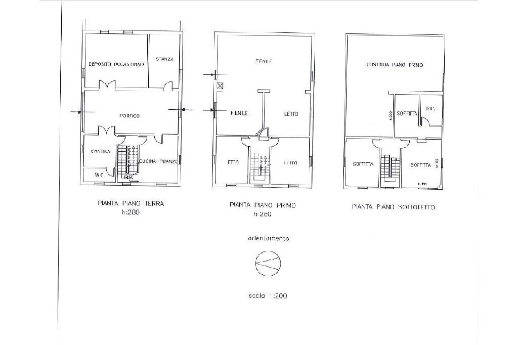 Casa indipendente Via Lametta, Soliera - planimetria 1