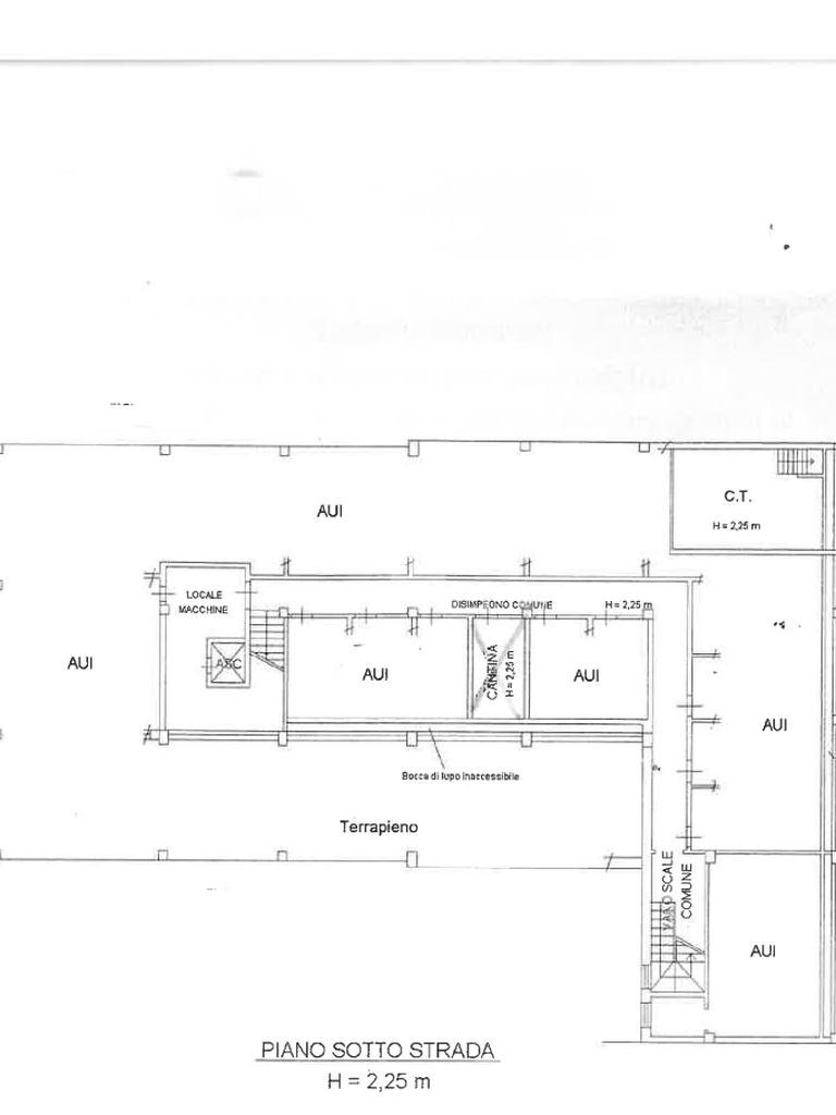 Deposito via Corso Giuseppe Mazzini, Cervia - planimetria 1
