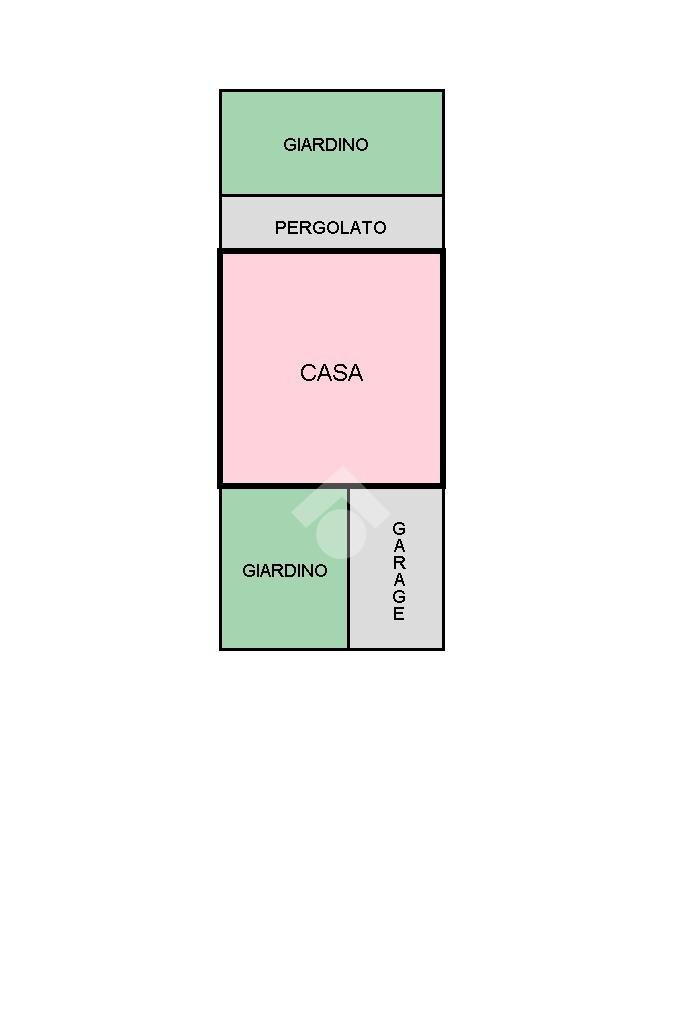 Terraced Villa Largo delle Nazioni, Russi - floor plans 1