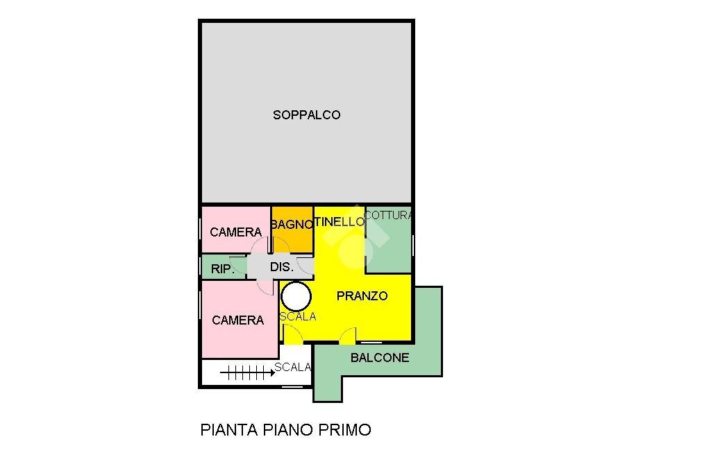 Casa indipendente Via Achille Grandi, Russi - planimetria 1