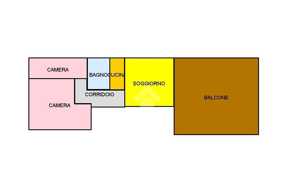 Trilocale Via Archimede, Cesenatico - planimetria 1