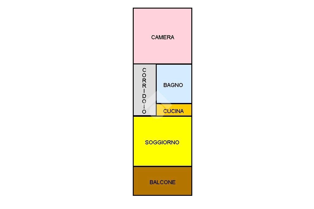 Bilocale Via Pitagora, Cesenatico - planimetria 1