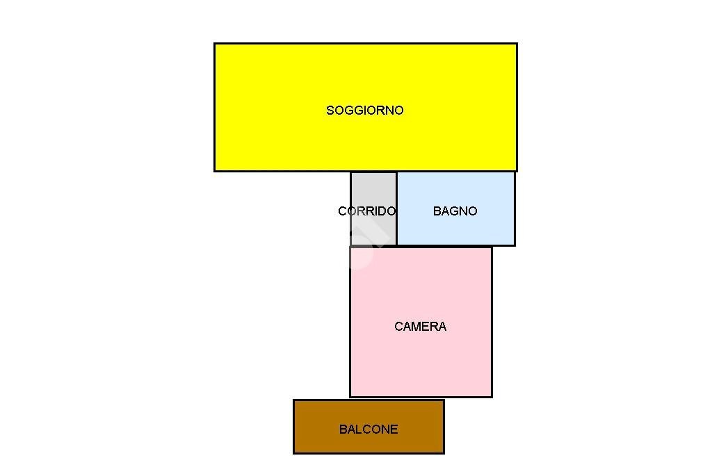 Two-room apartment Via Ferrara, Gatteo - floor plans 1