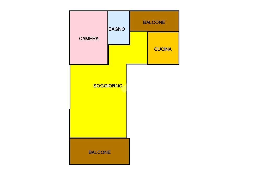 Bilocale via Trieste, Gatteo - planimetria 1