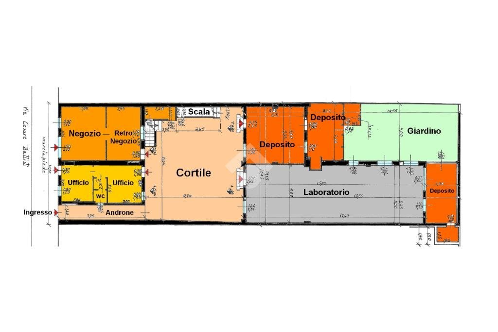 Casa indipendente Via Cesare Battisti, Carugate - planimetria 1