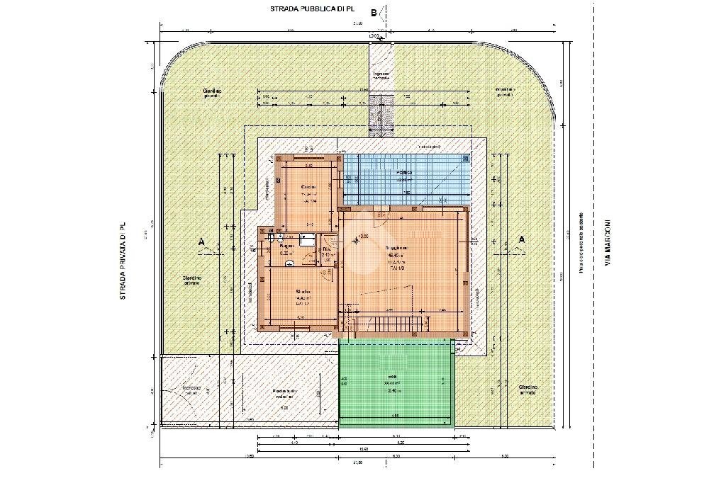 Villa Via Rita Levi Montalcini, Cassano d'Adda - floor plans 1