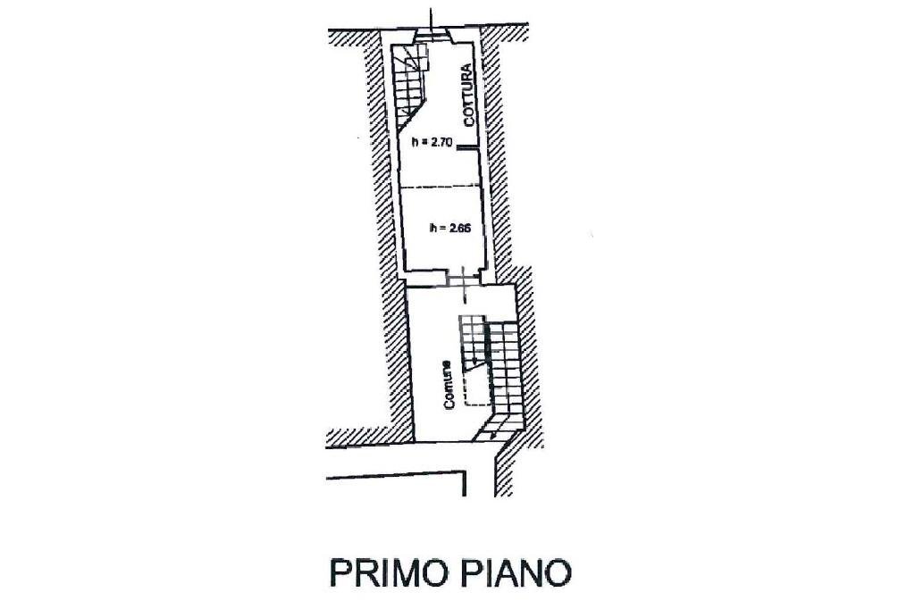Two-room apartment Piazza Cavour, Vaprio d'Adda - floor plans 1