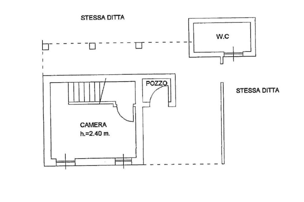 Rustico Strada Fey di Mezzogiorno, Bra - planimetria 1