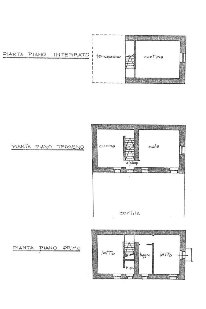 Casa semi indipendente Via Grisella, Cossombrato - planimetria 1