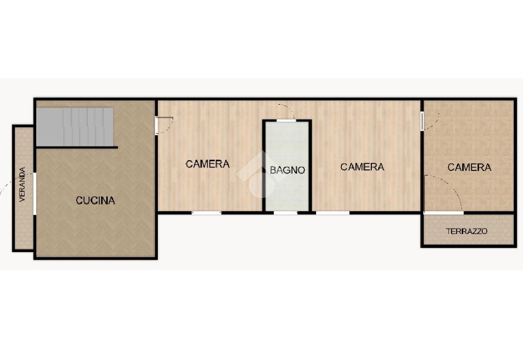 Semi-detached house Via Libarna, Arquata Scrivia - floor plans 1
