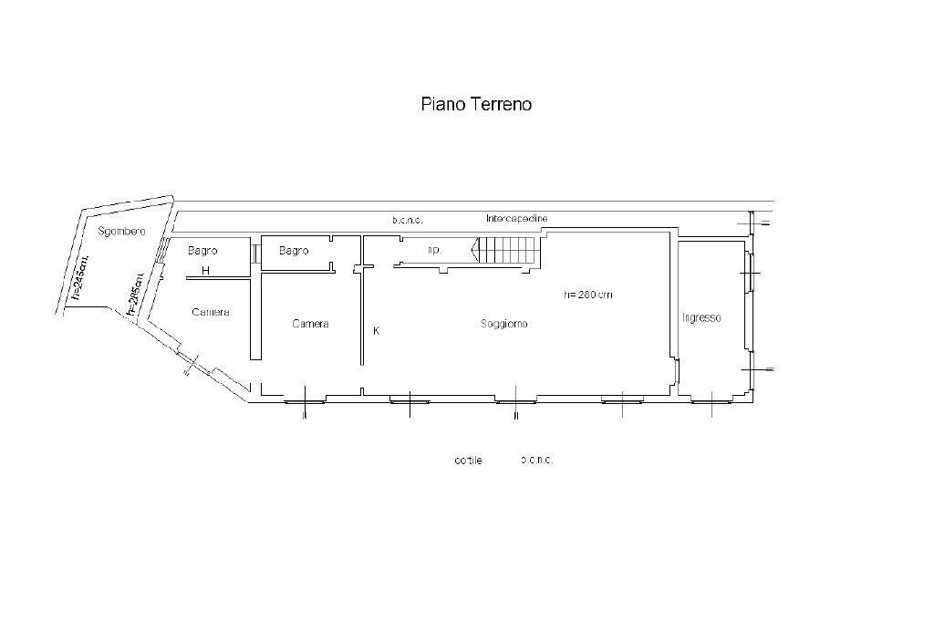 Villa Regione Cravarezza, Ponti - floor plans 1