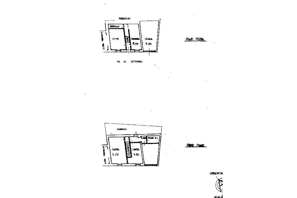 Semi-detached house Via 20 Settembre, Parodi Ligure - floor plans 1