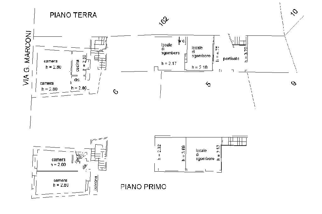 Casa semi indipendente Via Guglielmo Marconi, Viguzzolo - planimetria 1