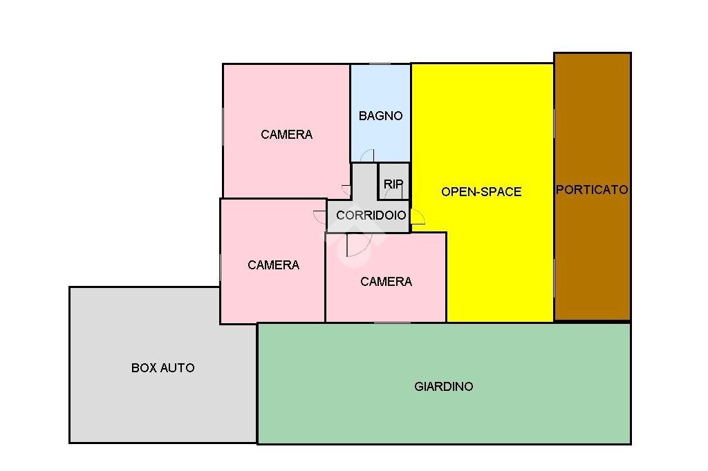 Villa Via Bettole, Pozzolo Formigaro - planimetria 1