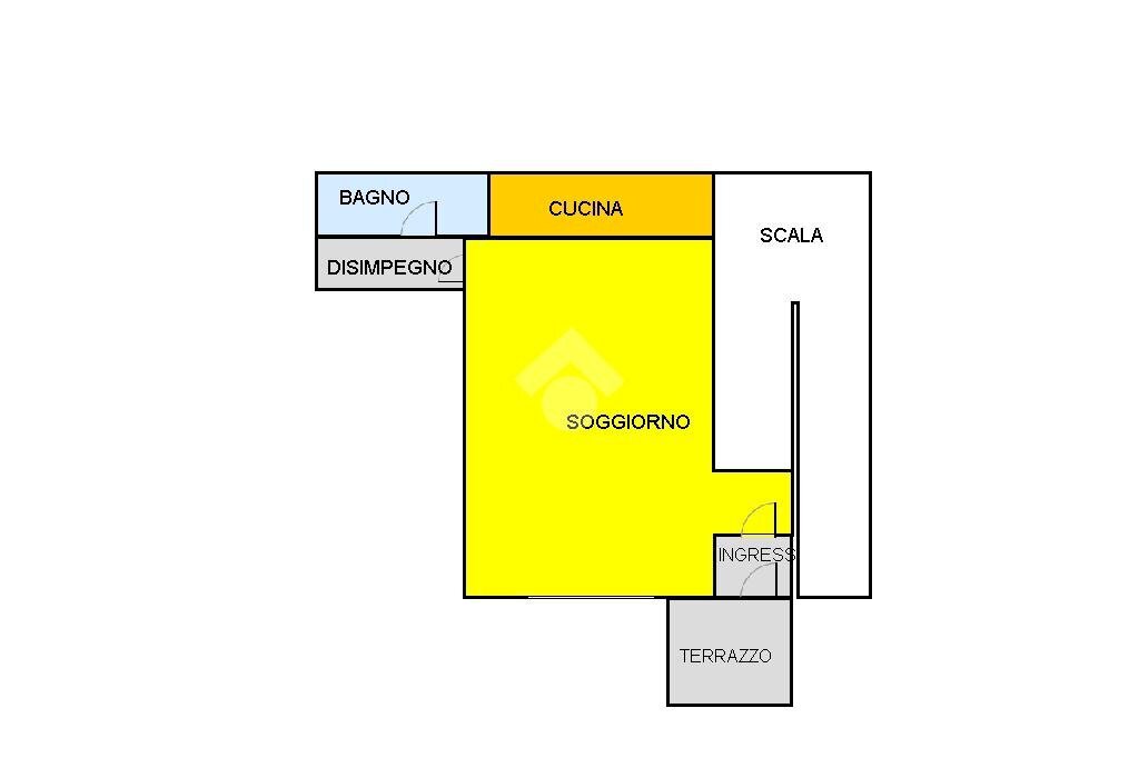 Trilocale Via Larici, Sauze di Cesana - planimetria 1