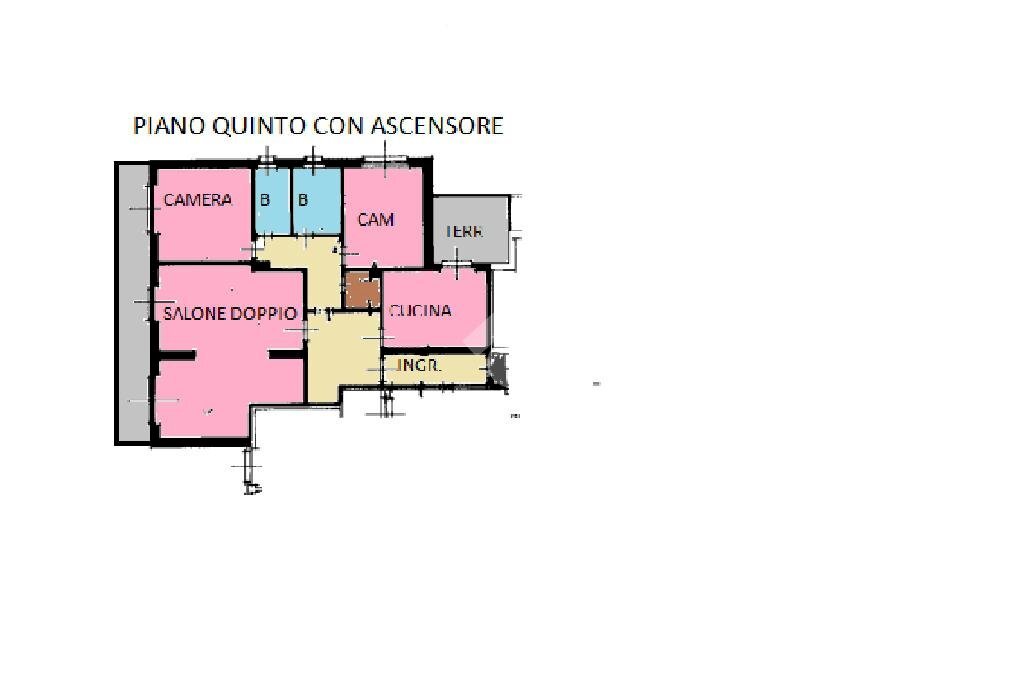 Appartamento Frazione fontanella, Strona - planimetria 1