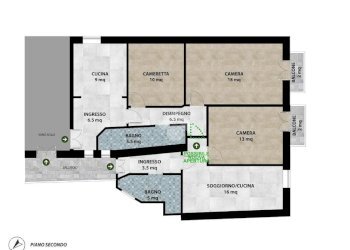 Three-room apartment Via Repubblica, Torre Pellice - photo 24