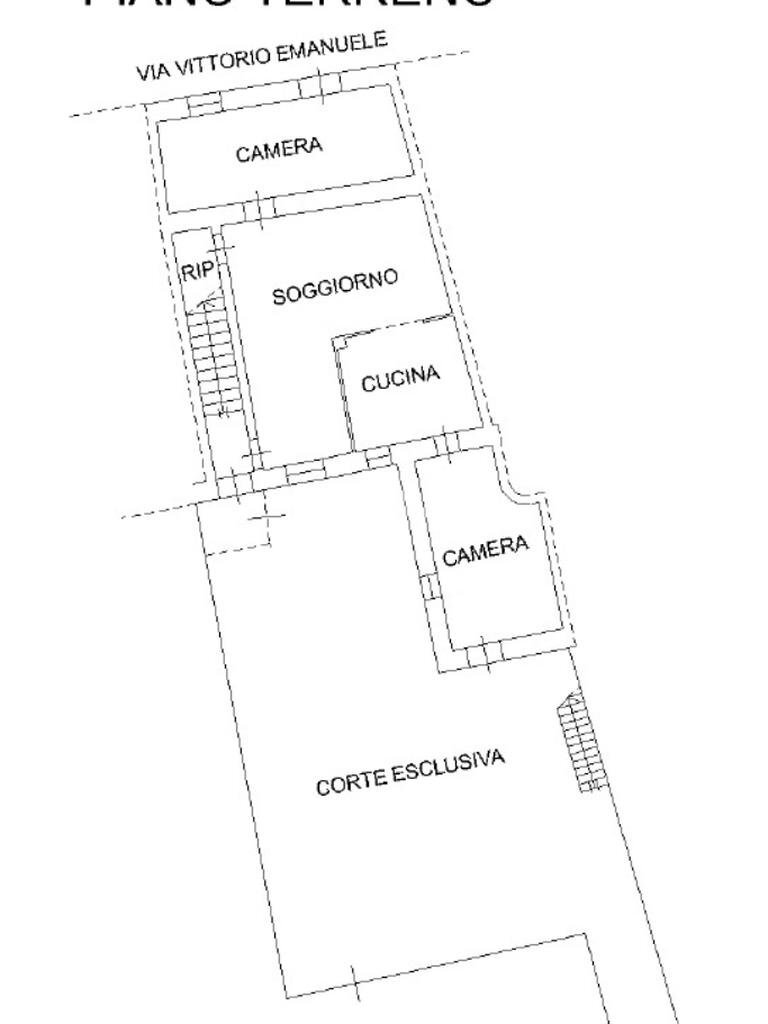 Independent house Via Vittorio Emanuele, Cercenasco - floor plans 1