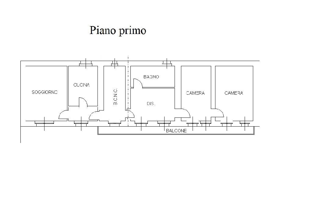 Rustic via isnardi, Bianzè - floor plans 1