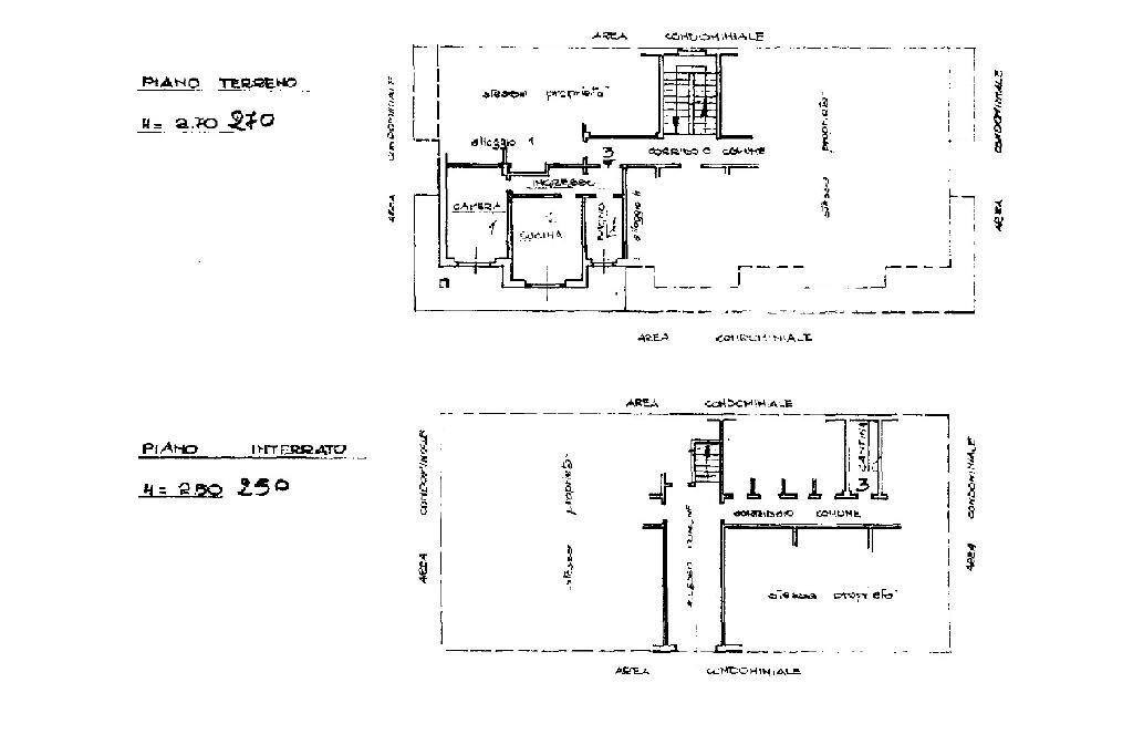 Two-room apartment borgata sagnera, Rubiana - floor plans 1