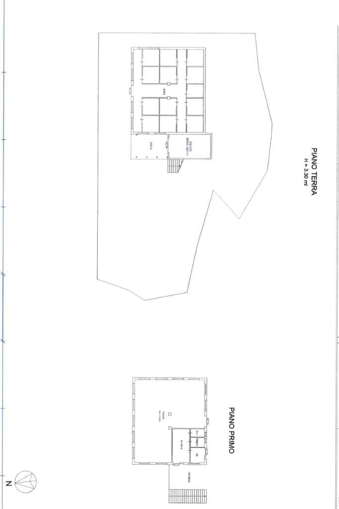 Independent house Via Pontori, Ne - floor plans 1