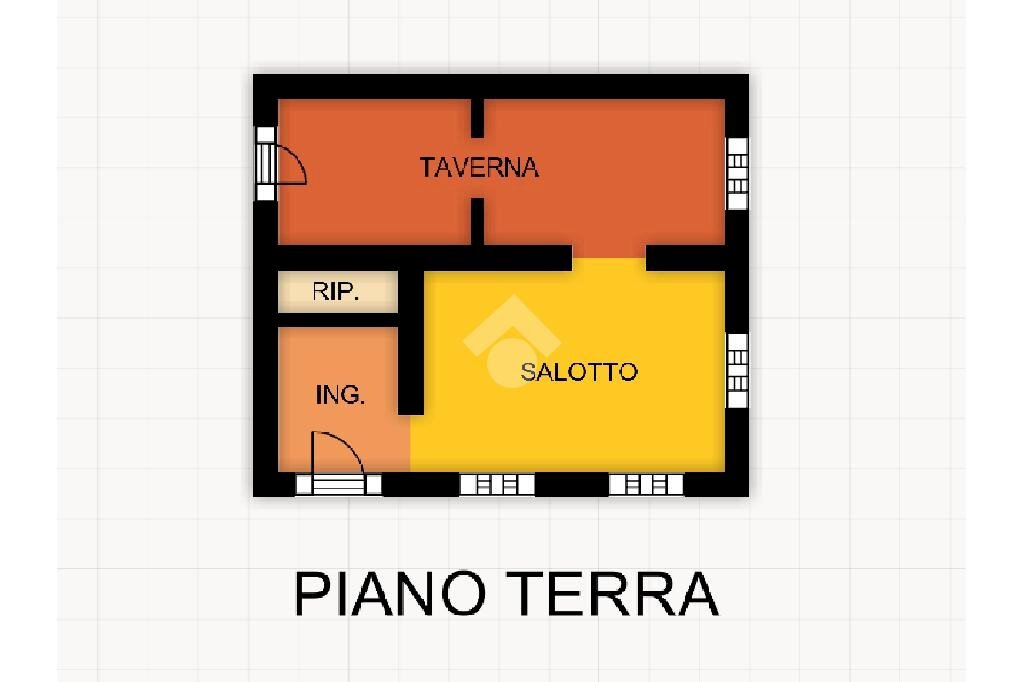 Villa a Schiera via cremeno, Genova (zona Bolzaneto) - planimetria 1