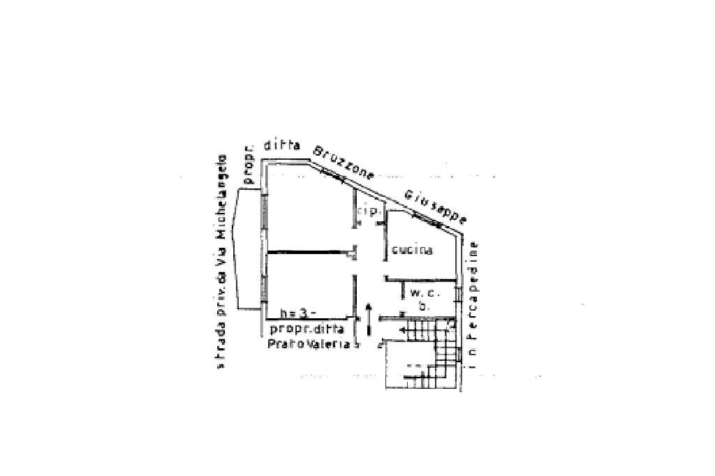 Three-room apartment Via Privata Tetti Rossi, Alassio - floor plans 1