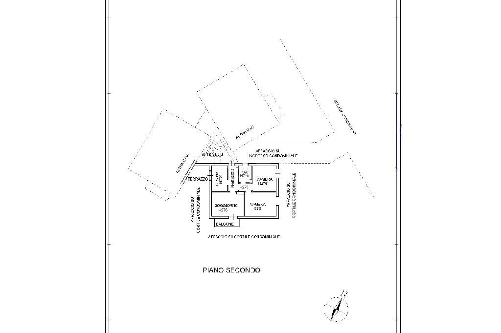 Four-room apartment Località Cascinasso, Bardineto - floor plans 1