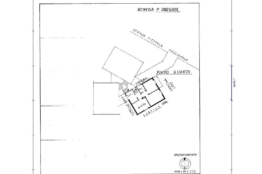 Quadrilocale Località Cascinasso, Bardineto - planimetria 1