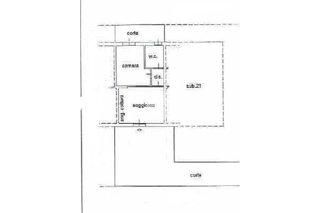 Bilocale Via Privata Terrazzi, Diano Castello - planimetria 1