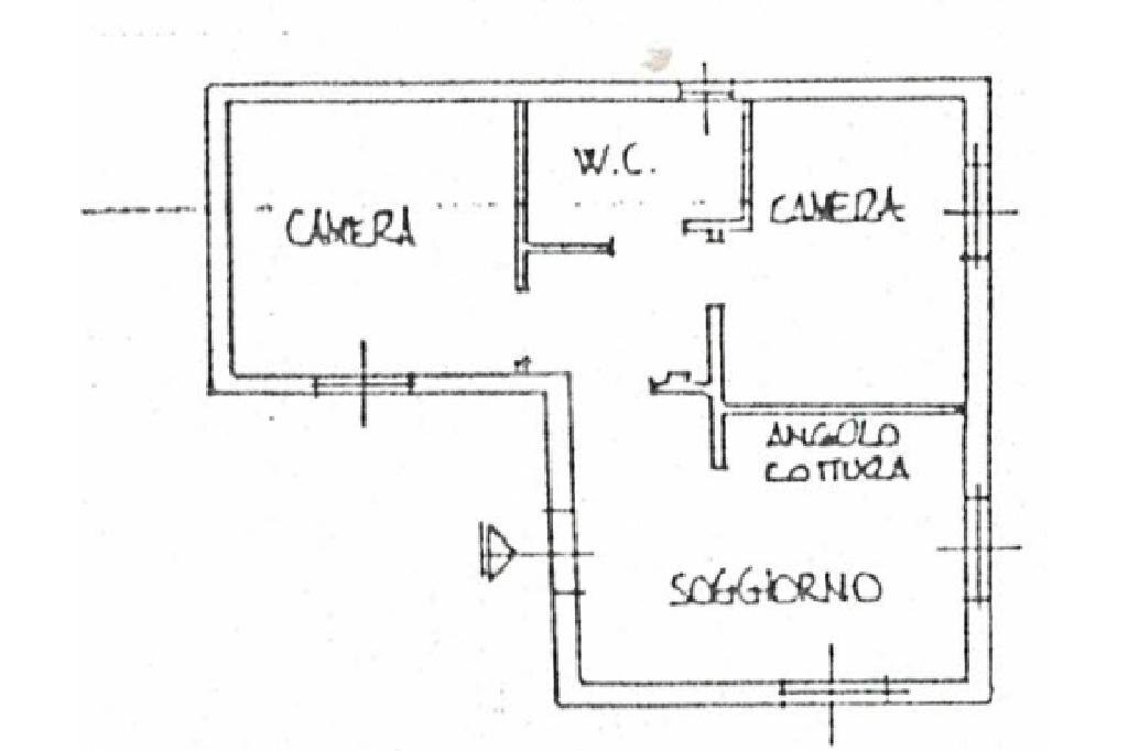 Porzione di casa Via colla dei rossi, Diano Marina - planimetria 1