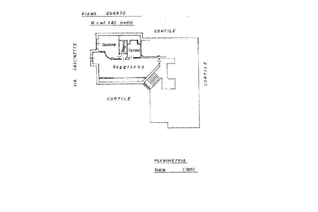 Mansarda Via Cascinette, Ivrea - planimetria 1