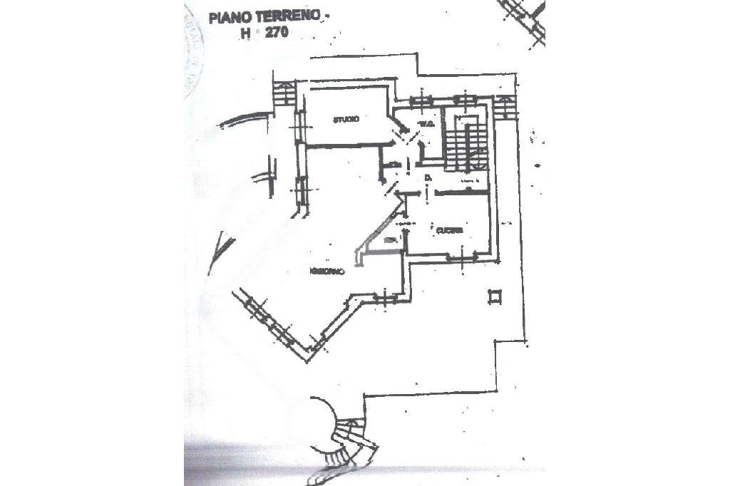 Villa Via perini, Traves - planimetria 1