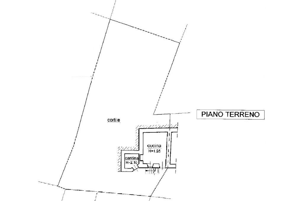 Rustico Borgata Benale, Monastero di Lanzo - planimetria 1