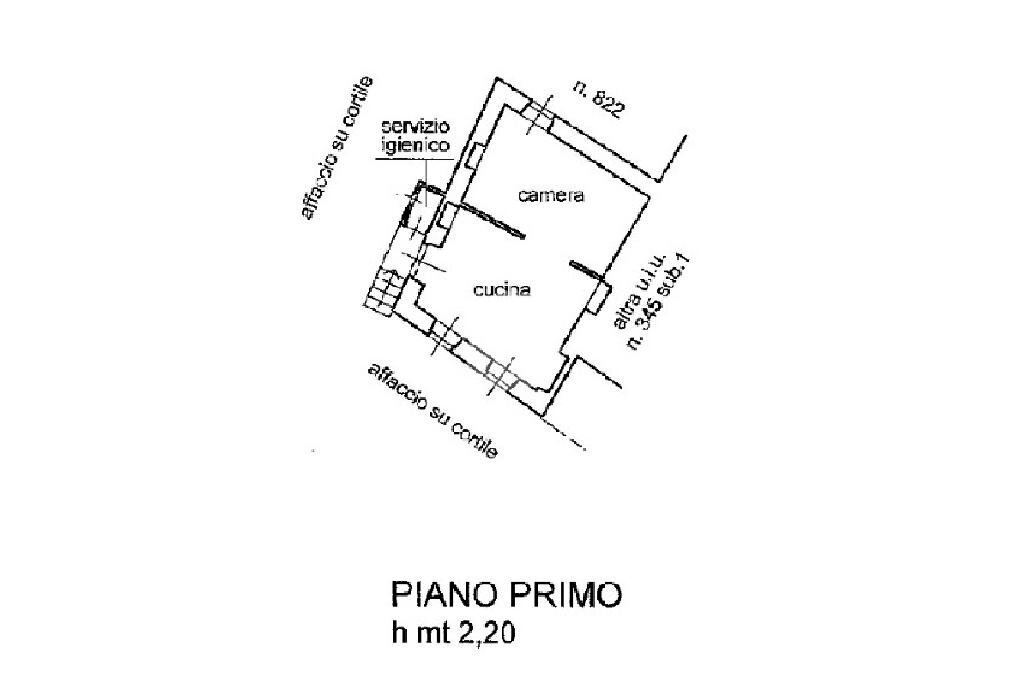 Semi-detached house Frazione Tuberghengo, Viù - floor plans 1