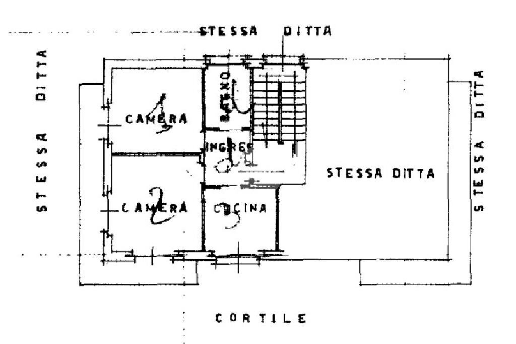 Three-room apartment Frazione Lusiana, Traves - floor plans 1