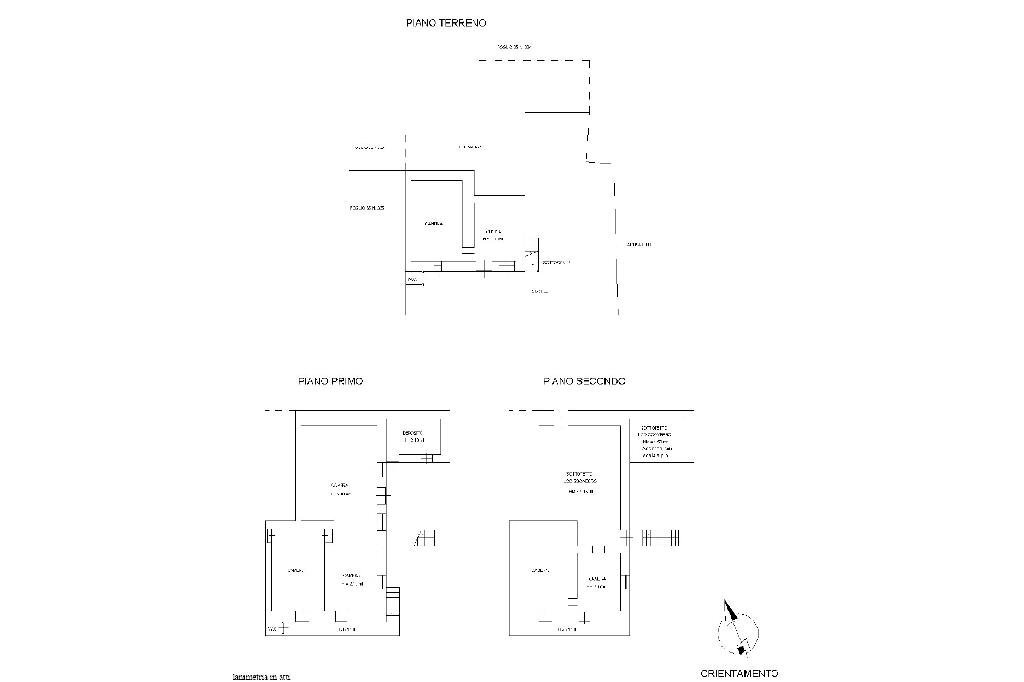 Independent house Frazione toglie, Viù - floor plans 1