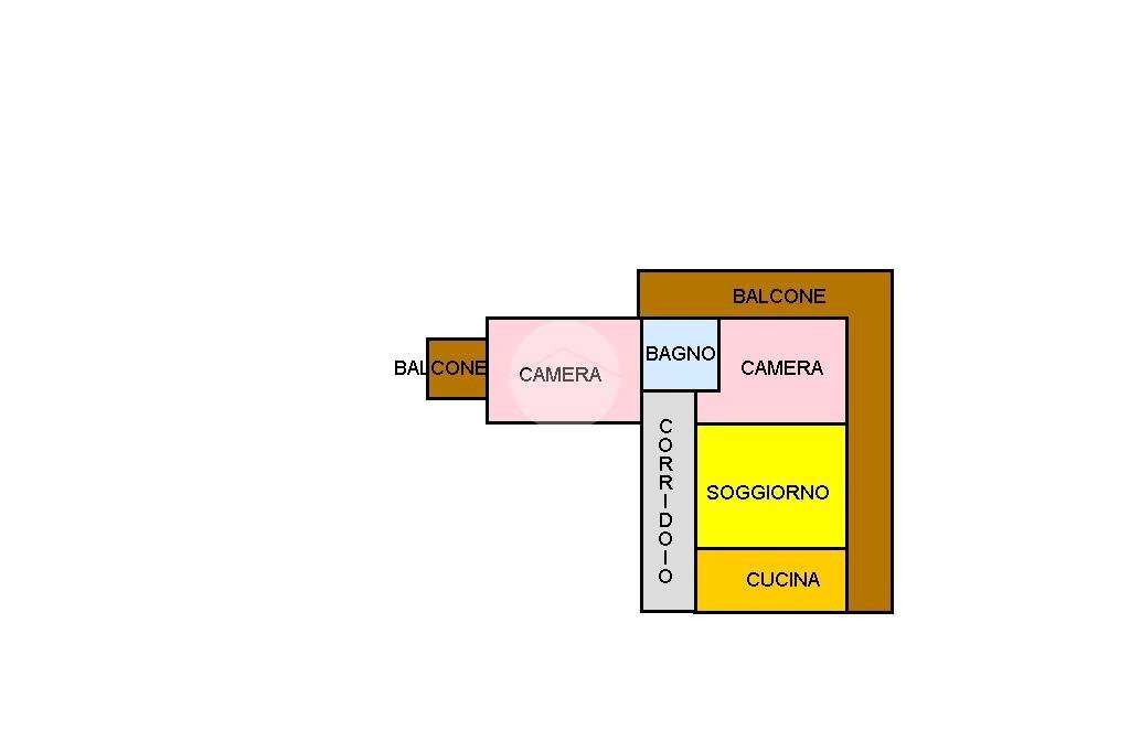 Quadrilocale Via alla Stazione, Salassa - planimetria 1