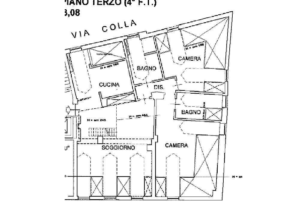Apartment Via L. Colla, Rivoli - floor plans 1