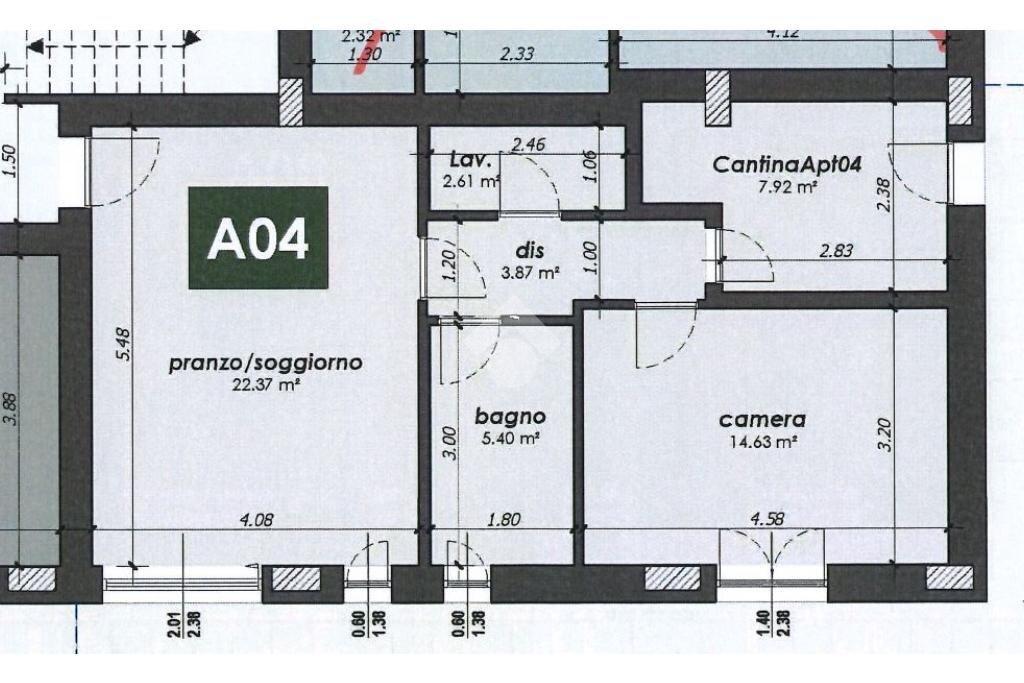 Trilocale Via Madre Teresa di Calcutta, Valsamoggia (zona Albareto - Mulini Nuovi) - planimetria 1