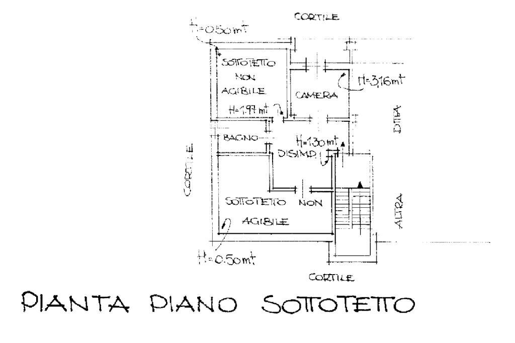 Two-room apartment Borgata Gerbido, Rubiana - floor plans 1