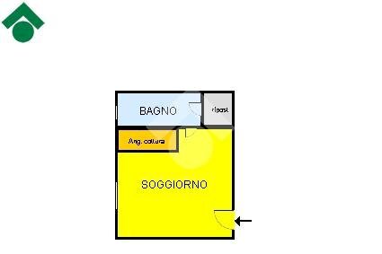 One-room apartment località bonzo, Groscavallo - floor plans 1