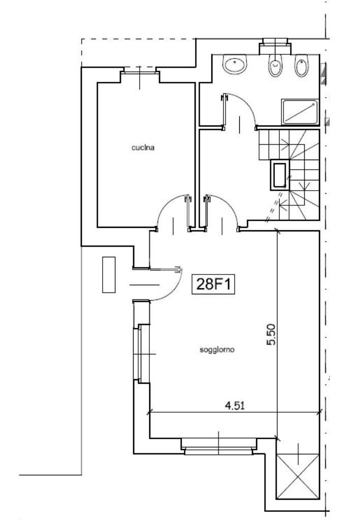 Portion of a house Strada Del Mondino, Castiglione Torinese - floor plans 1