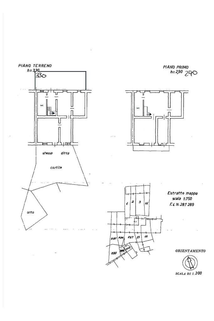 Casa semi indipendente via manzoni, Cafasse - planimetria 1