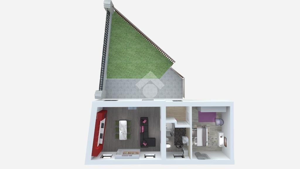 Bilocale Via Cravotto, Villarbasse - planimetria 1