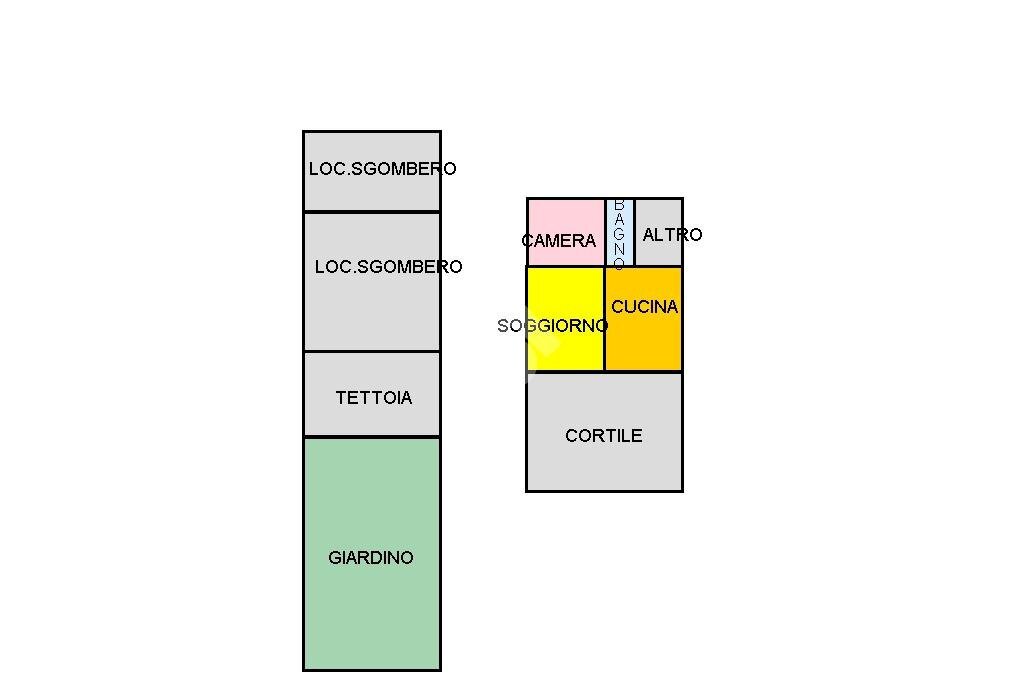 Casa semi indipendente Vicolo arrigo boito, Bosconero - planimetria 1