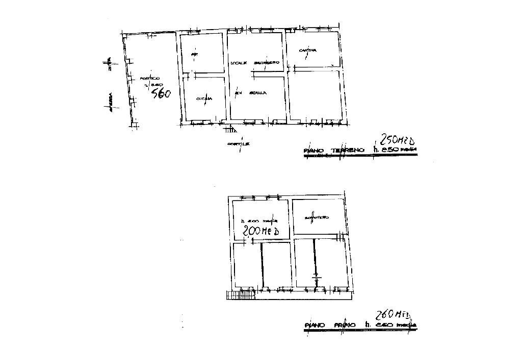 Casa semi indipendente via Santa Lucia, San Maurizio Canavese - planimetria 1