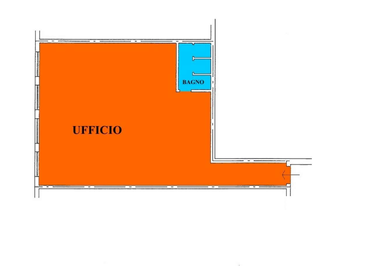 ufficio 4 - Locale Commerciale strada provinciale Strada Provinciale 415 Paullese, 19, Madignano - planimetria 1